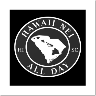 Roots Hawaii and South Carolina by Hawaii Nei All Day Posters and Art